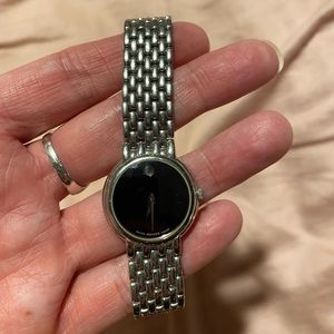 Ladies Movado Black faced Museum watch
